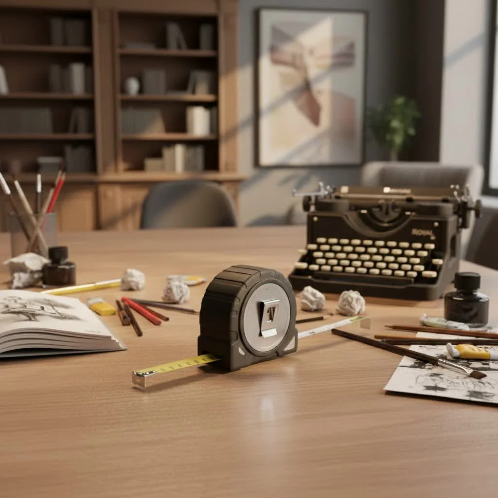 Metric tape measure for precise measurements